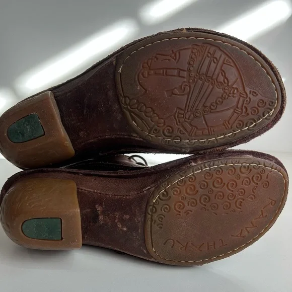 EL NATURALISTA Women's Brown Laceup Leather Ankle Boots SIZE 8 UK 38 RANA THARU - Picture 12 of 13